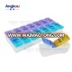 2017 travel portable custom plastic square one day pill box best products for import