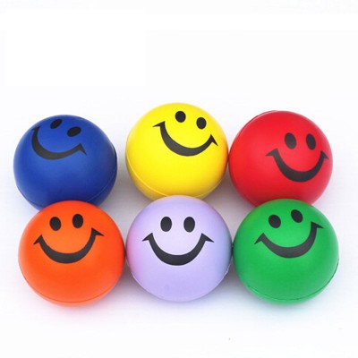 HTPU001 hot sales for promotion pu smile funny stress ball