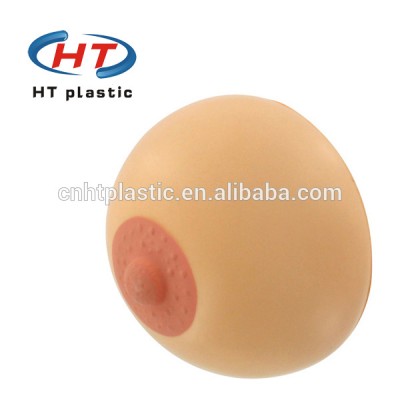 HTPU201 Customized Logo Boob Stress Ball/Boob Shaped Stress Toy